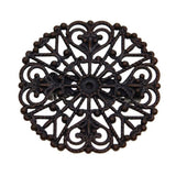 Maxbell 12Pcs Hollowed-out Flower Brooch Pin Lady Breastpin Retro Lapel Red Bronze