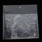 Max File Folder Premium Document Folders with Snap Button Clear+Silver