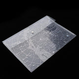 Max File Folder Premium Document Folders with Snap Button Clear+Silver