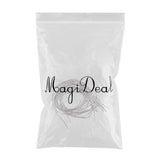 Maxbell 140cm metallic embroidery thread cross-stitch sewing crafts cord  Silver