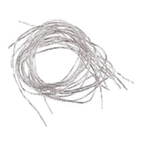 Maxbell 140cm metallic embroidery thread cross-stitch sewing crafts cord  Silver