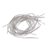 Maxbell 140cm metallic embroidery thread cross-stitch sewing crafts cord  Silver
