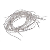 Maxbell 140cm metallic embroidery thread cross-stitch sewing crafts cord  Silver