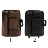 Maxbell Art Portfolio Bag Carry Artist Backpack Sketch Board Storage Bag Coffee