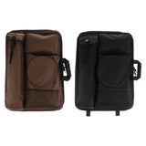Maxbell Art Portfolio Bag Carry Artist Backpack Sketch Board Storage Bag Coffee