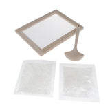 Maxbell Wooden Paper Making Mould Frame Screen for DIY Paper Handcraft 25x19cm