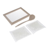 Maxbell Wooden Paper Making Mould Frame Screen for DIY Paper Handcraft 25x19cm
