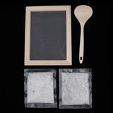 Maxbell Wooden Paper Making Mould Frame Screen for DIY Paper Handcraft 25x19cm
