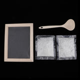 Maxbell Wooden Paper Making Mould Frame Screen for DIY Paper Handcraft 25x19cm