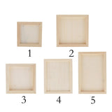 Max White Blank Artist Wooden Board Frame Oil Acrylic Painting DIY 0.7x15x15cm