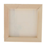 Max White Blank Artist Wooden Board Frame Oil Acrylic Painting DIY 0.7x15x15cm