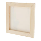 Max White Blank Artist Wooden Board Frame Oil Acrylic Painting DIY 0.7x15x15cm