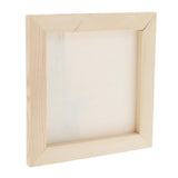 Max White Blank Artist Wooden Board Frame Oil Acrylic Painting DIY 0.7x15x15cm