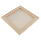 Max White Blank Artist Wooden Board Frame Oil Acrylic Painting DIY 0.7x15x15cm