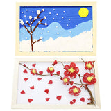 Max White Blank Artist Wooden Board Frame Oil Acrylic Painting DIY 1.5x20x20cm