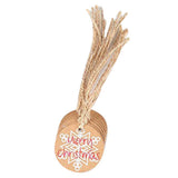 Maxbell 100PCS/Set Kraft Paper Christmas Crafts Gift Tags Price Tag Hanging Deco 5
