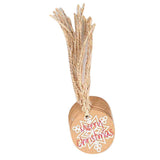 Maxbell 100PCS/Set Kraft Paper Christmas Crafts Gift Tags Price Tag Hanging Deco 5