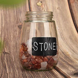 Maxbell 300Sheets Blackboard Stickers Pantry Storage Stickers for Glass Containers