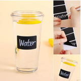 Maxbell 300Sheets Blackboard Stickers Pantry Storage Stickers for Glass Containers