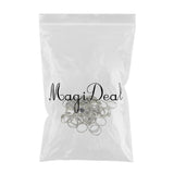 Max 100pcs Adjustable Brass 8mm Blank Round bezel Base Ring DIY Finding silver
