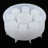 Max Clear Cosmetic Display Lipstic Perfume Nail Polish Holder 13x4cm round