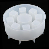 Max Clear Cosmetic Display Lipstic Perfume Nail Polish Holder 13x4cm round