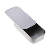 Max 5 Pcs Metal Push-pull Box Tin Square Container Home Storage Case Iron Box