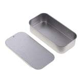 Max 5 Pcs Metal Push-pull Box Tin Square Container Home Storage Case Iron Box