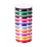 Max 10 roll Multi Color Crystal Sting Beads Bracelet Threading DIY Crafts Cord