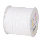 Max 90m/roll Macrame Cord Nylon Cord briaded string beading thread White