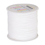 Max 90m/roll Macrame Cord Nylon Cord briaded string beading thread White
