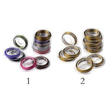 Maxbell 10 roll 10m Colorful Steel String Beading Threading Making Cord golden aster