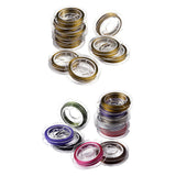 Maxbell 10 roll 10m Colorful Steel String Beading Threading Making Cord golden aster