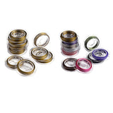 Maxbell 10 roll 10m Colorful Steel String Beading Threading Making Cord golden aster