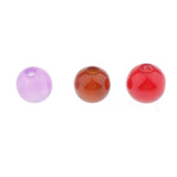 Maxbell 100Pcs 6mm colorful Glass Round Beads Loose Spacer Bead DIY Jewelry Making