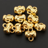 Max 10pcs golden plated Challenge Cup shape jingle bells for christmas DIY Decor