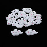 Maxbell 20pcs Mixed Clouds Resin Flatback Cabochon for DIY Crafts Decoration