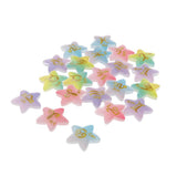 Maxbell 20pcs Zodiac Pattern Resin Decor Five Point Star DIY Crafts Phone Case Decor