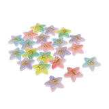 Maxbell 20pcs Zodiac Pattern Resin Decor Five Point Star DIY Crafts Phone Case Decor