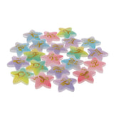 Maxbell 20pcs Zodiac Pattern Resin Decor Five Point Star DIY Crafts Phone Case Decor