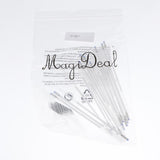 Maxbell 20 Pieces 1mm Colorful Glitter Ink Gel Pen Refills for Drawing White