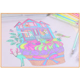 Maxbell 20 Pieces 1mm Colorful Glitter Ink Gel Pen Refills for Drawing White