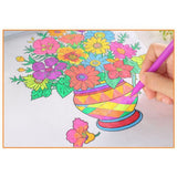 Maxbell 20 Pieces 1mm Colorful Glitter Ink Gel Pen Refills for Drawing White