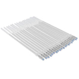 Maxbell 20 Pieces 1mm Colorful Glitter Ink Gel Pen Refills for Drawing White