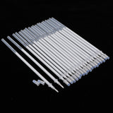 Maxbell 20 Pieces 1mm Colorful Glitter Ink Gel Pen Refills for Drawing White