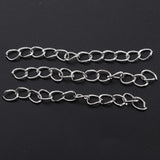 Max 1000pcs 5cm DIY Beads Chain Decor Bracelet Crafts Making Material silver