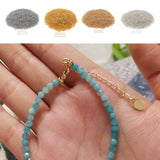 Max 1000pcs 5cm DIY Beads Chain Decor Bracelet Crafts Making Material silver