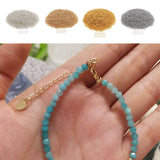 Max 1000pcs 5cm DIY Beads Chain Decor Bracelet Crafts Making Material silver