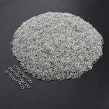 Max 1000pcs 5cm DIY Beads Chain Decor Bracelet Crafts Making Material silver