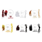 Max Dream Catcher DIY Material kits Iron loop ,suede cord ,feather,Beads Yellow